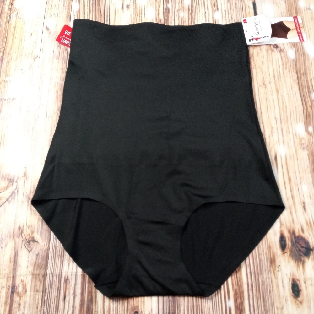 NWT SKINNY GIRL SMOOTHERS & SHAPERS BLACK SIZE LARGE